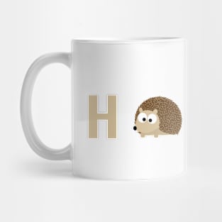 H is for Hedgehog Mug